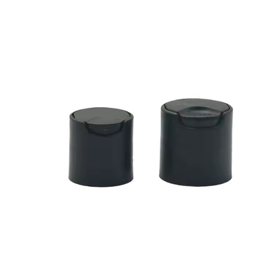 28/410 Black Flip Top Press Cap 20mm 24mm Metal Plastic Disc Top Hand Lotion Cream Bottles 18mm Iron Material Water Bottle Caps