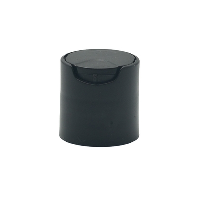 28/410 Black Flip Top Press Cap 20mm 24mm Metal Plastic Disc Top Hand Lotion Cream Bottles 18mm Iron Material Water Bottle Caps